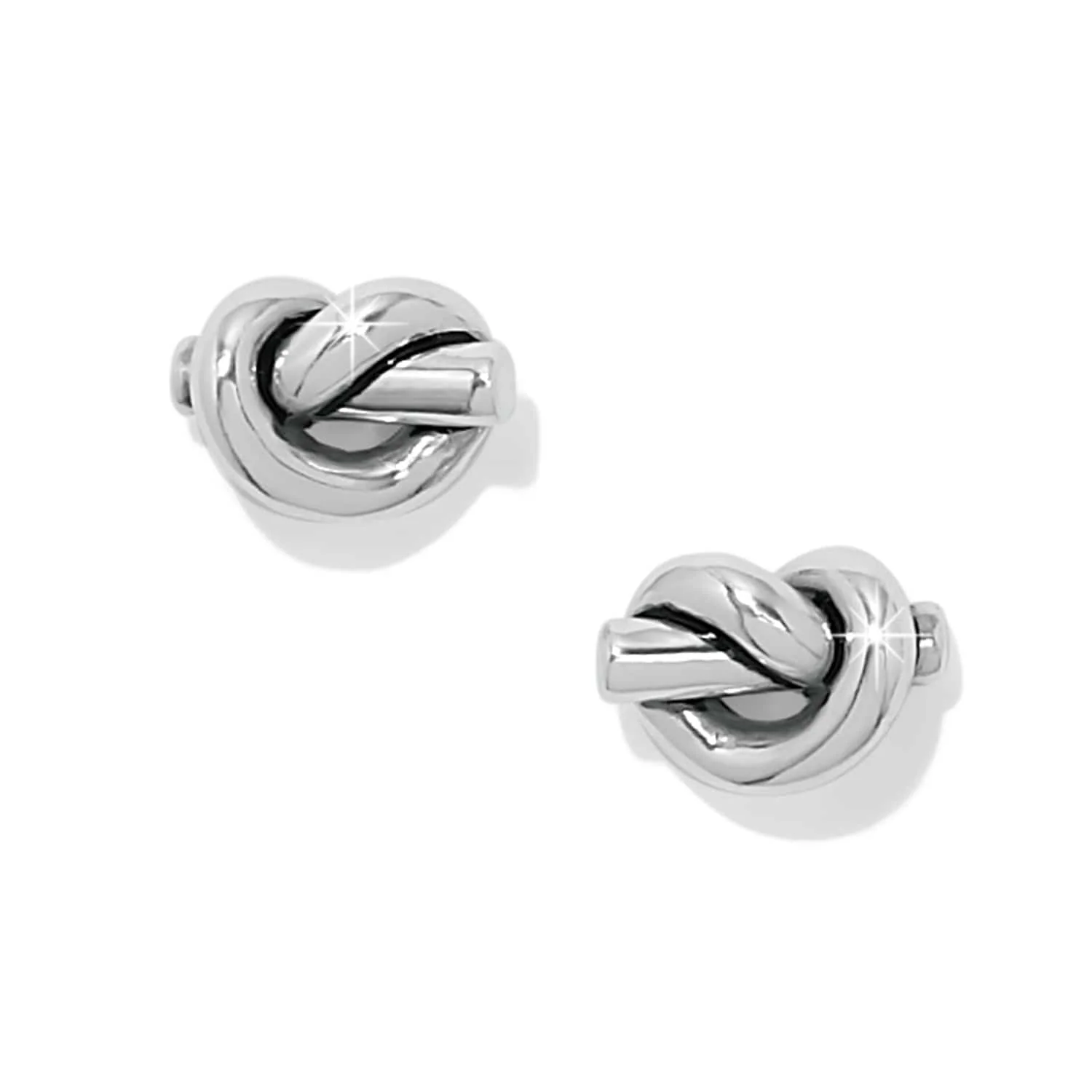 [Brighton]Interlok Single Knot Mini Earrings-Silver