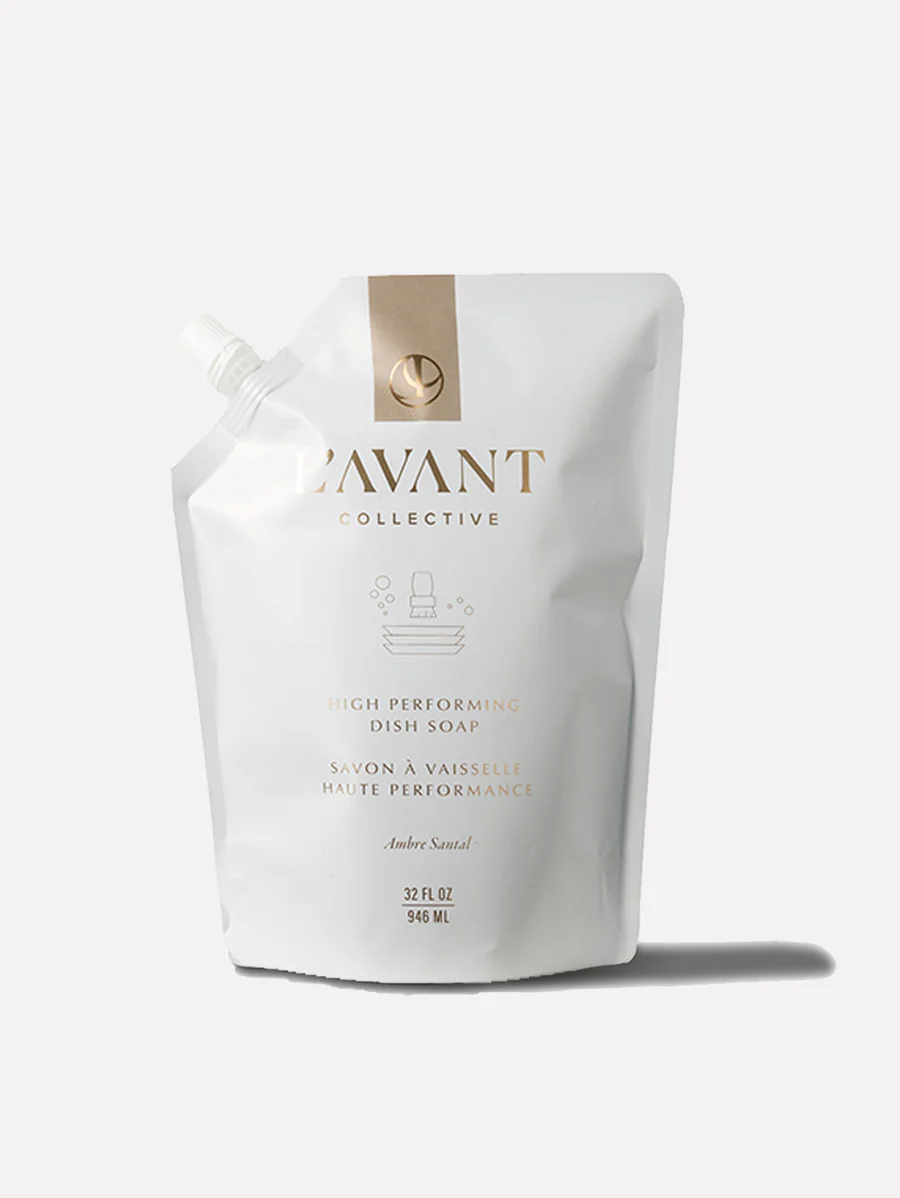 High Performing Dish Soap Refill Pouch - Ambre Santal