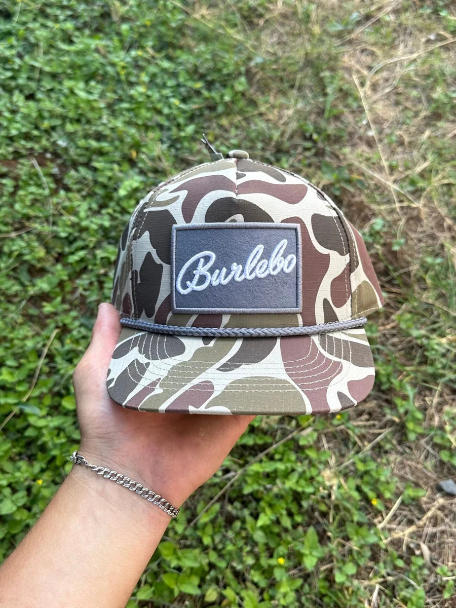 {Burlebo}  Grey Patch Cap-Youth