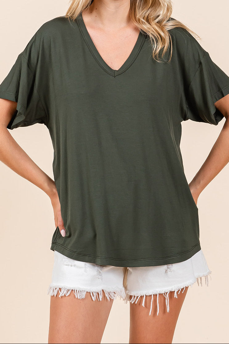 Soft Essentials Tee - Olive