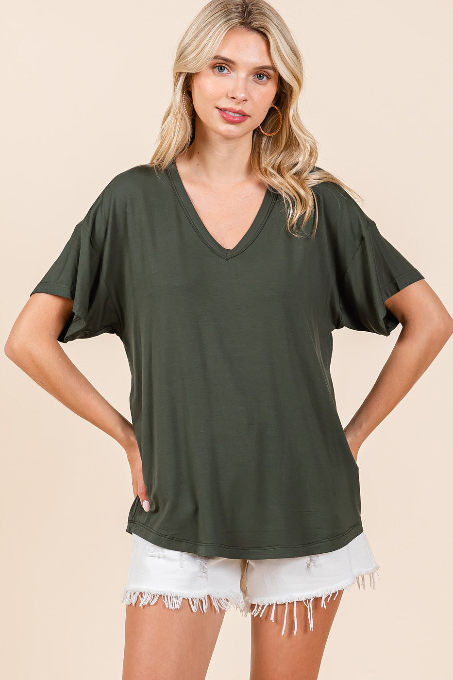 Soft Essentials Tee - Olive