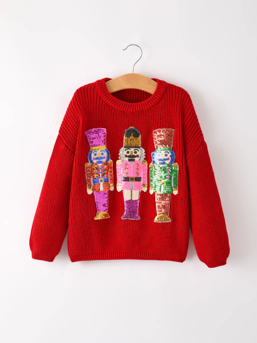 Christmas Girls Nutcracker Sweater