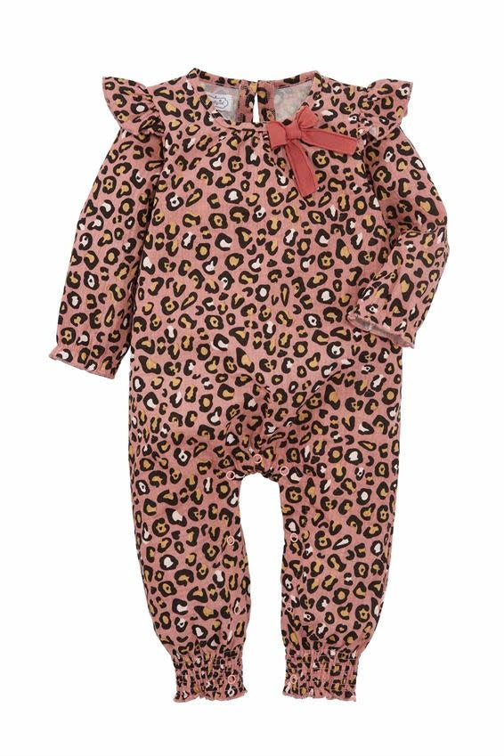 Pink Leopard Print Body Suit