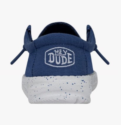 [Hey Dudes] Wally Toddler Slub Canvas True Blue