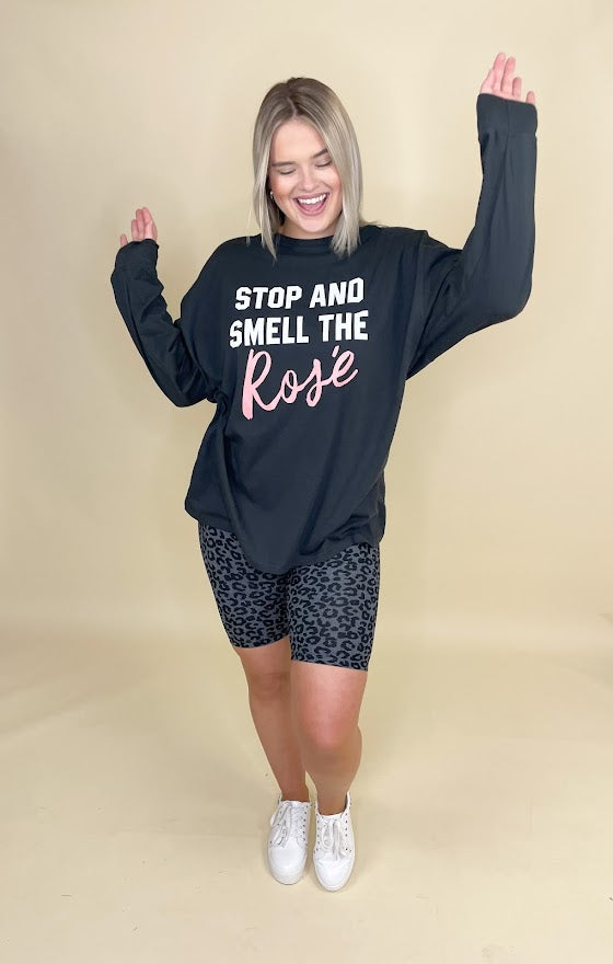 Smell The Rose Long Sleeve Tee
