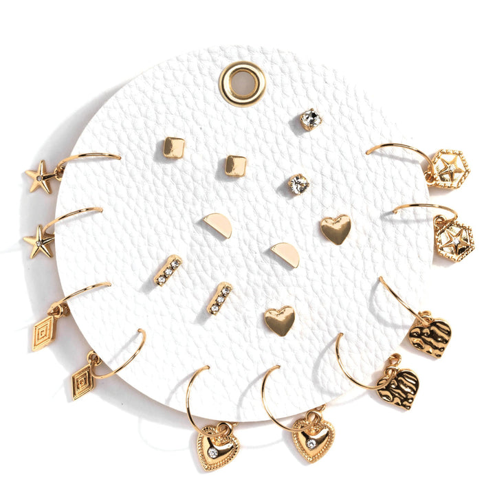 Set/10 Studs and Hoops Gift Set
