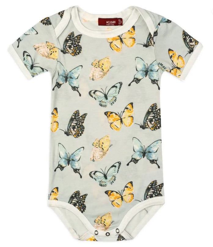 Butterfly Bamboo Short Sleeve One Piece