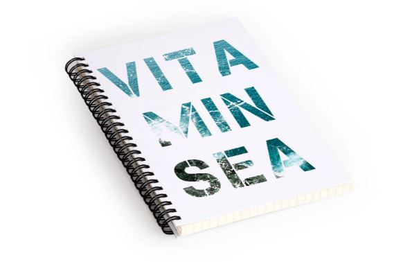 Spiral Notebook Vitamin Sea by Gale Switzer
