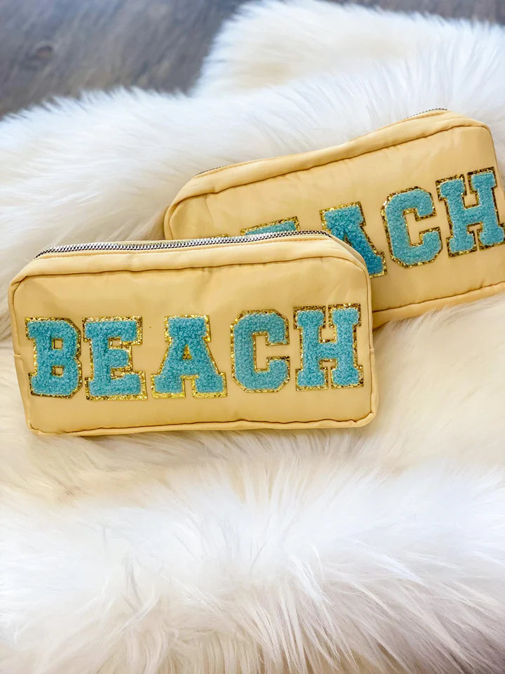 Cream "Beach" Nylon Bag