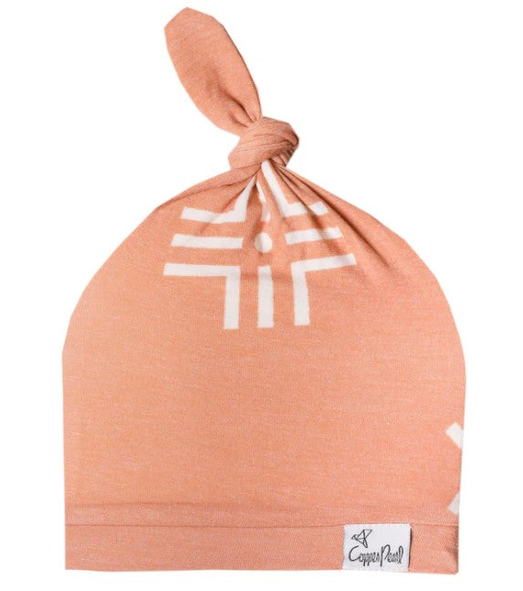 [Copper Pearl] Top Knot Hat