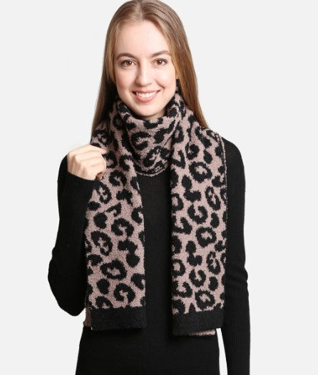 Leopard Print Luxury Scarf