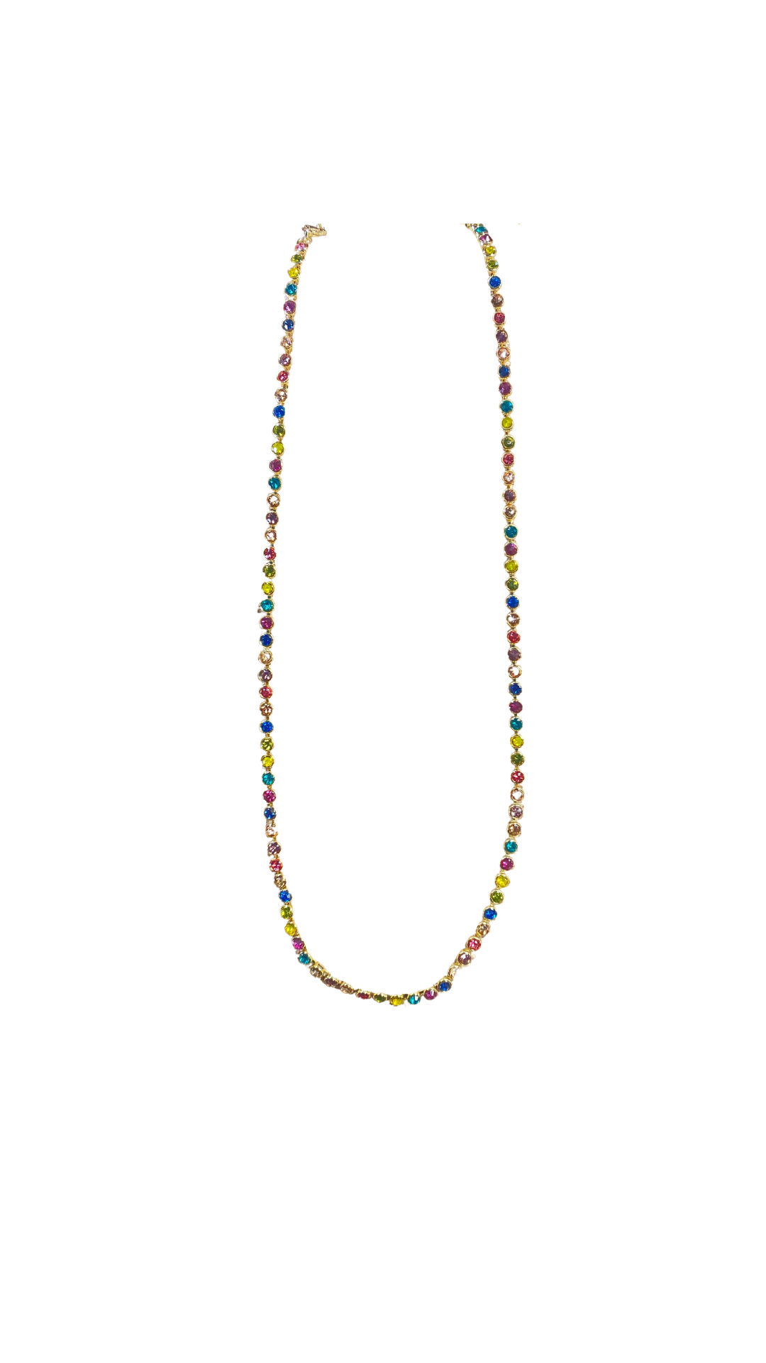 Camel Threads Colorful Necklace