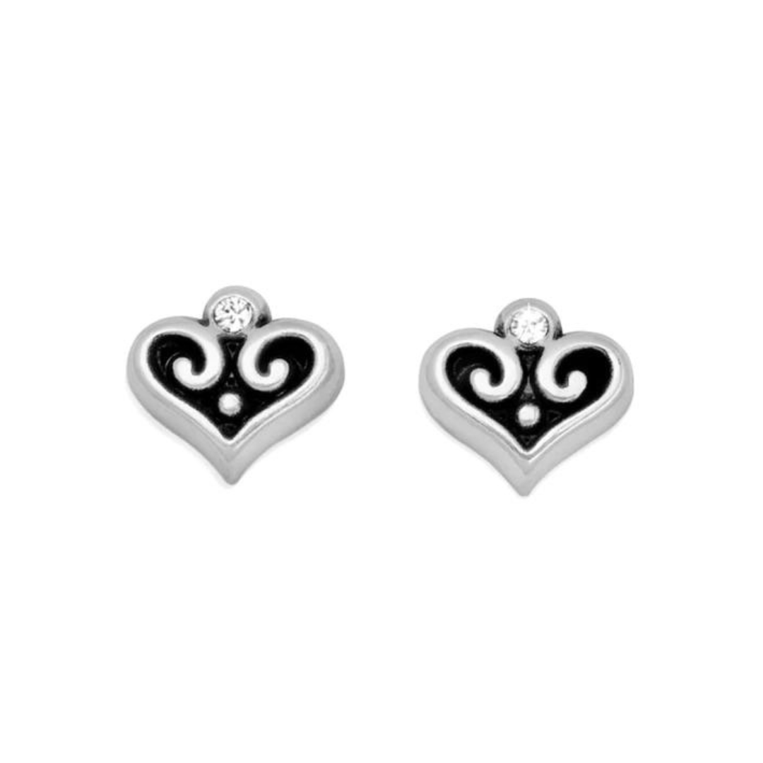 Alcazar Heart Mini Post Earring