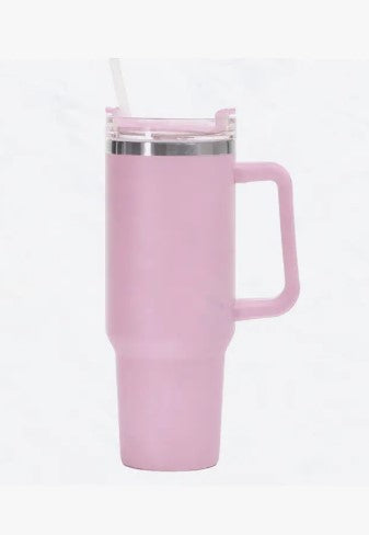 RTIC Double Wall Vacuum Insulated Tumbler, 40 oz, Pink 