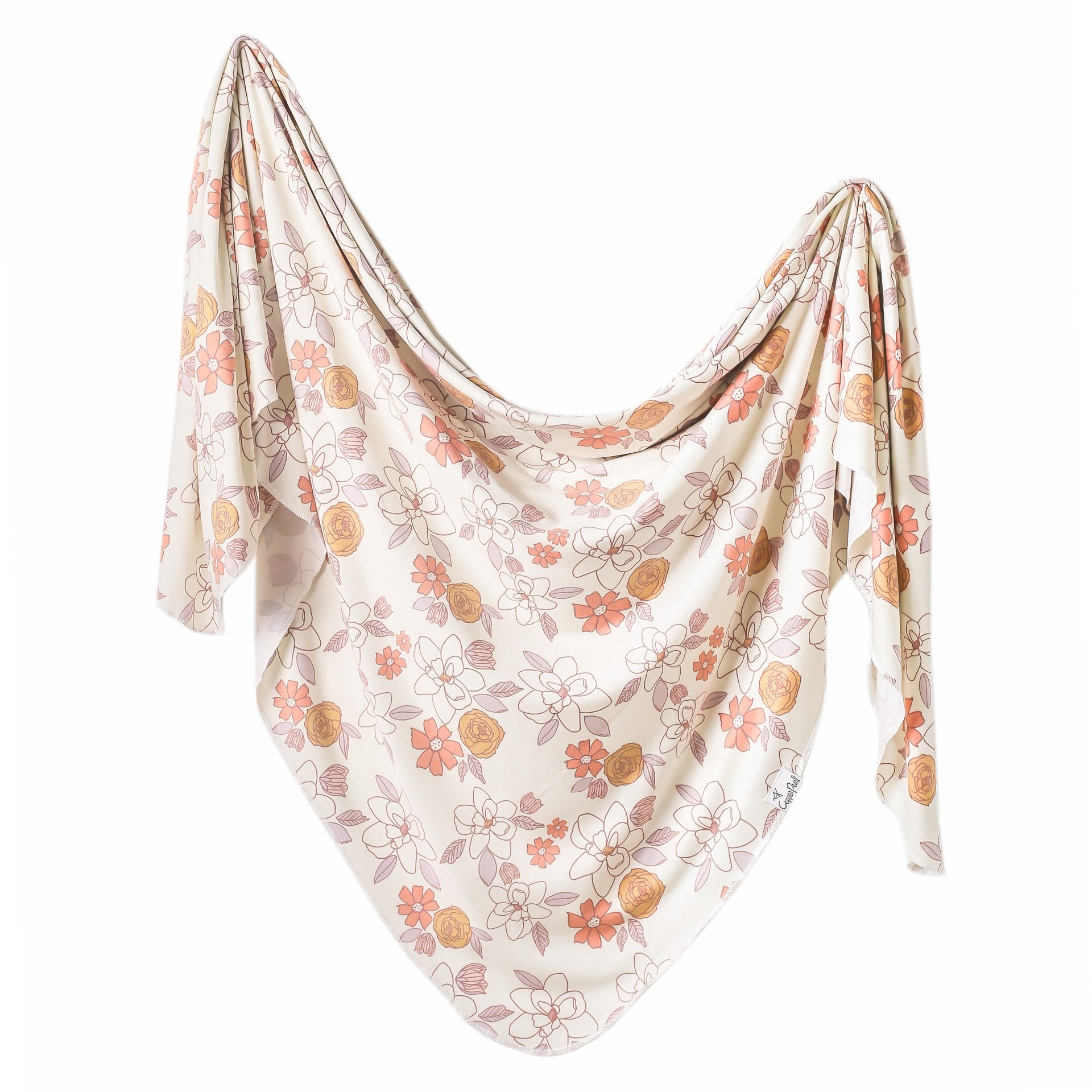 [Copper Pearl] Knit Swaddle Blanket