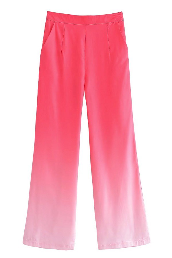 Pink Ombre High Waist Pants