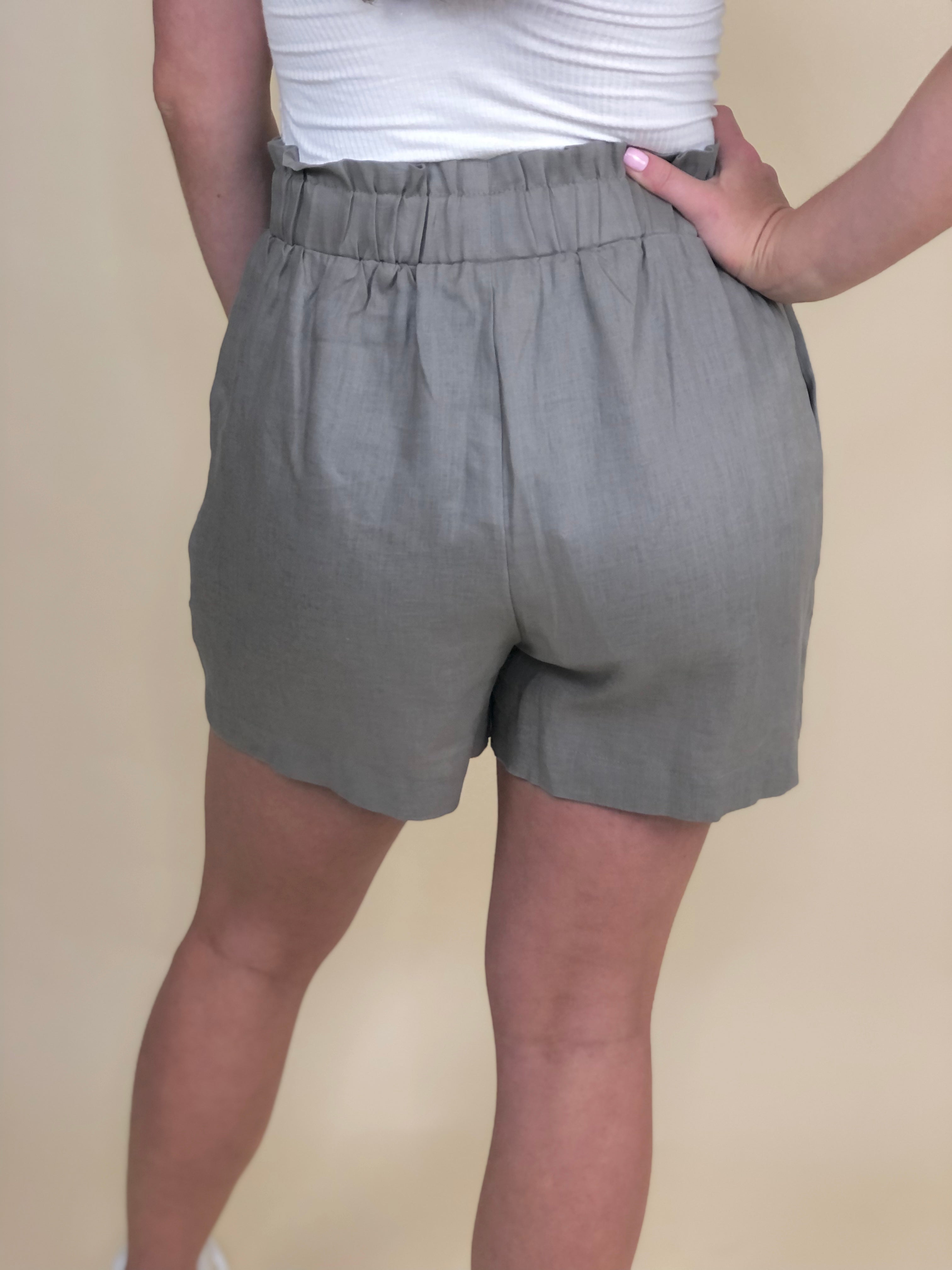 Just Lucky Linen Shorts