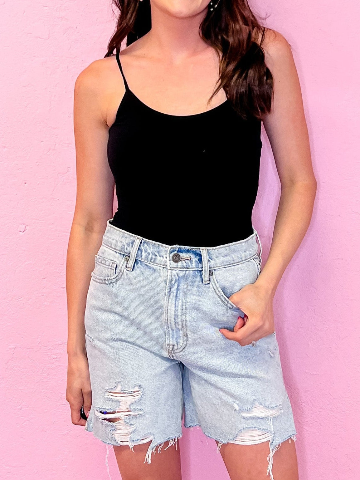 Tell Me Again Bodysuit-Black