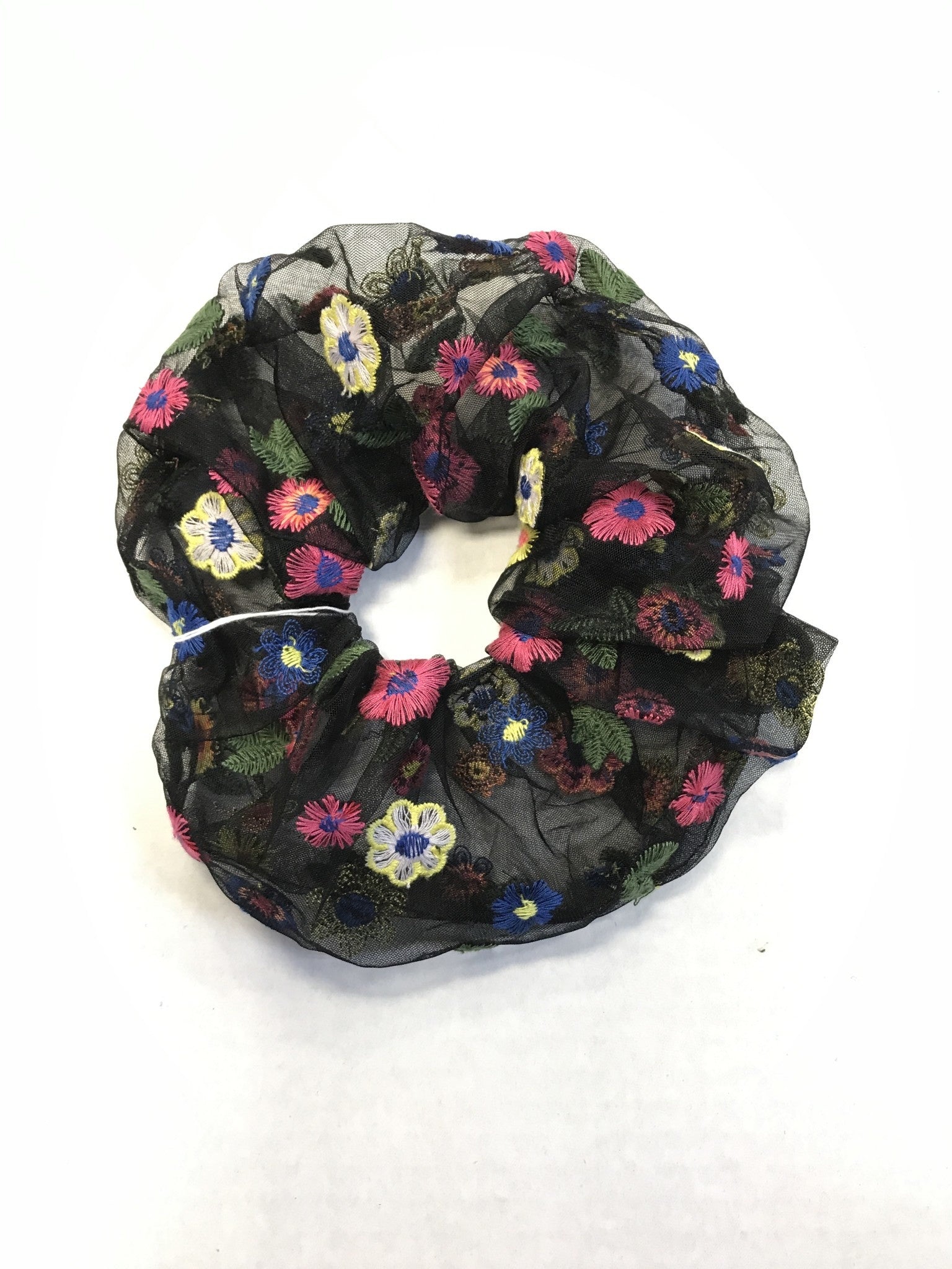 Embroidered Scrunchies