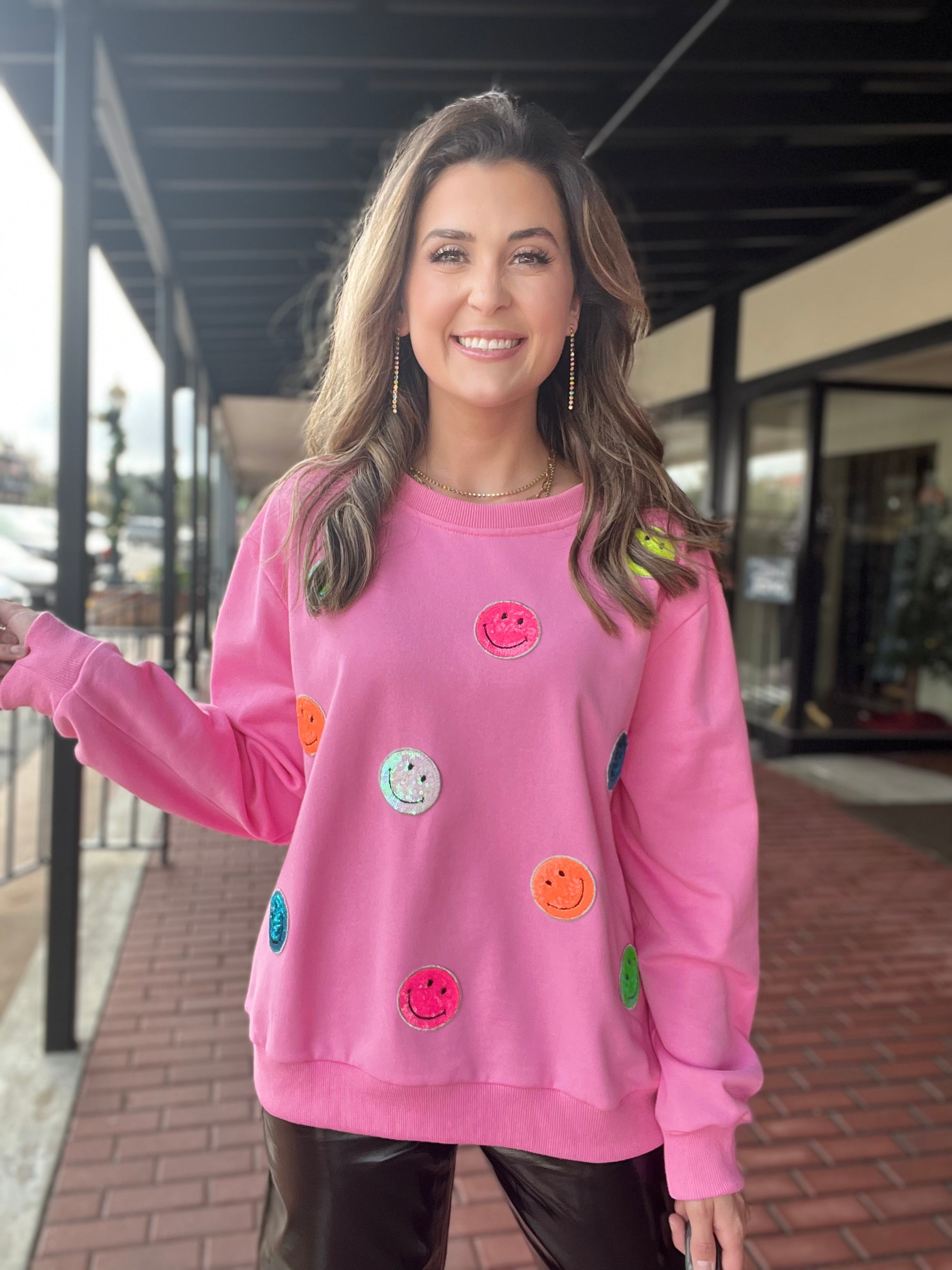 All Smiles Oversized Sweater