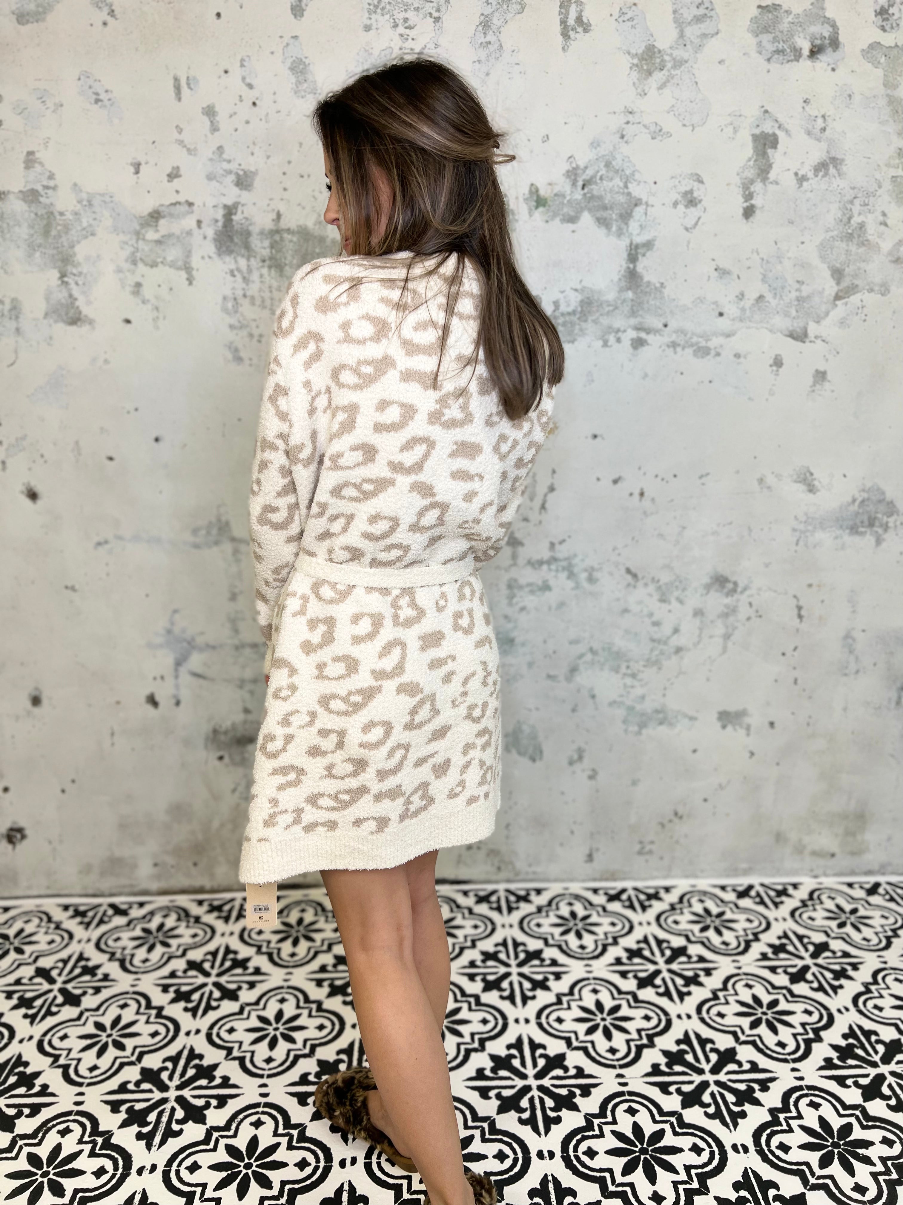 Leopard Print Luxury Soft Robe