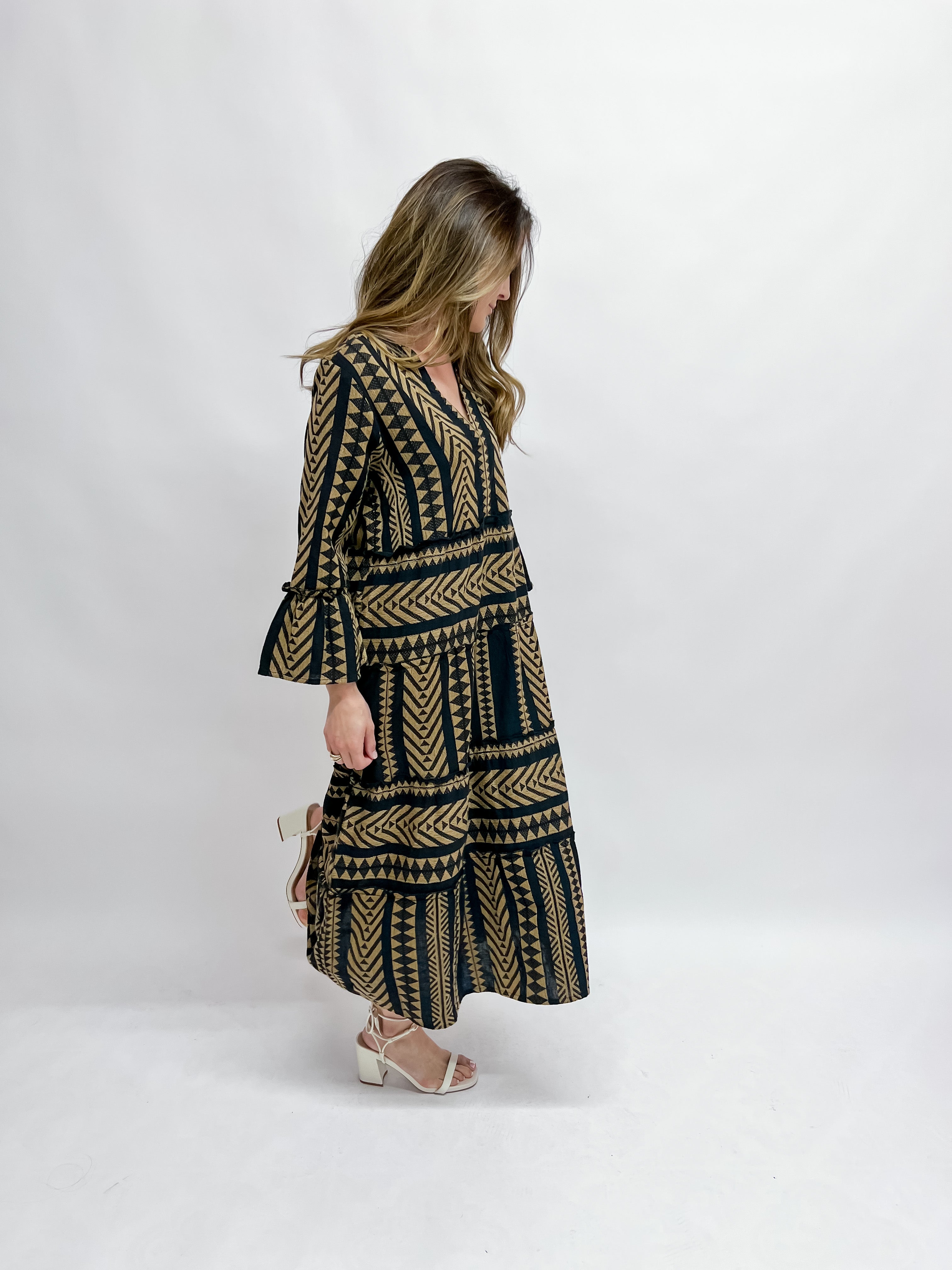 [Mud Pie] Mari Yarn-Dye Midi Dress
