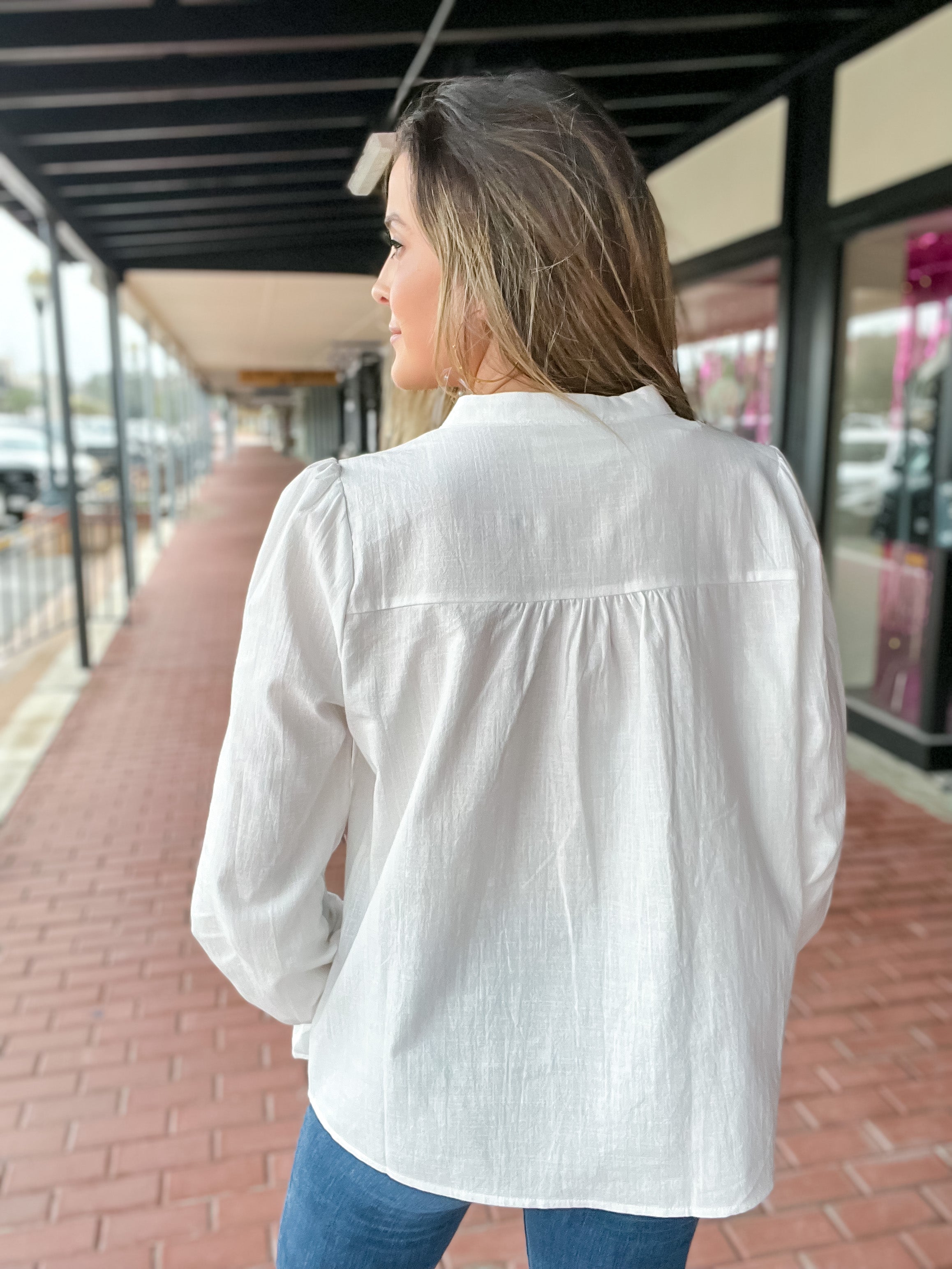 Lacie Embroidery Top