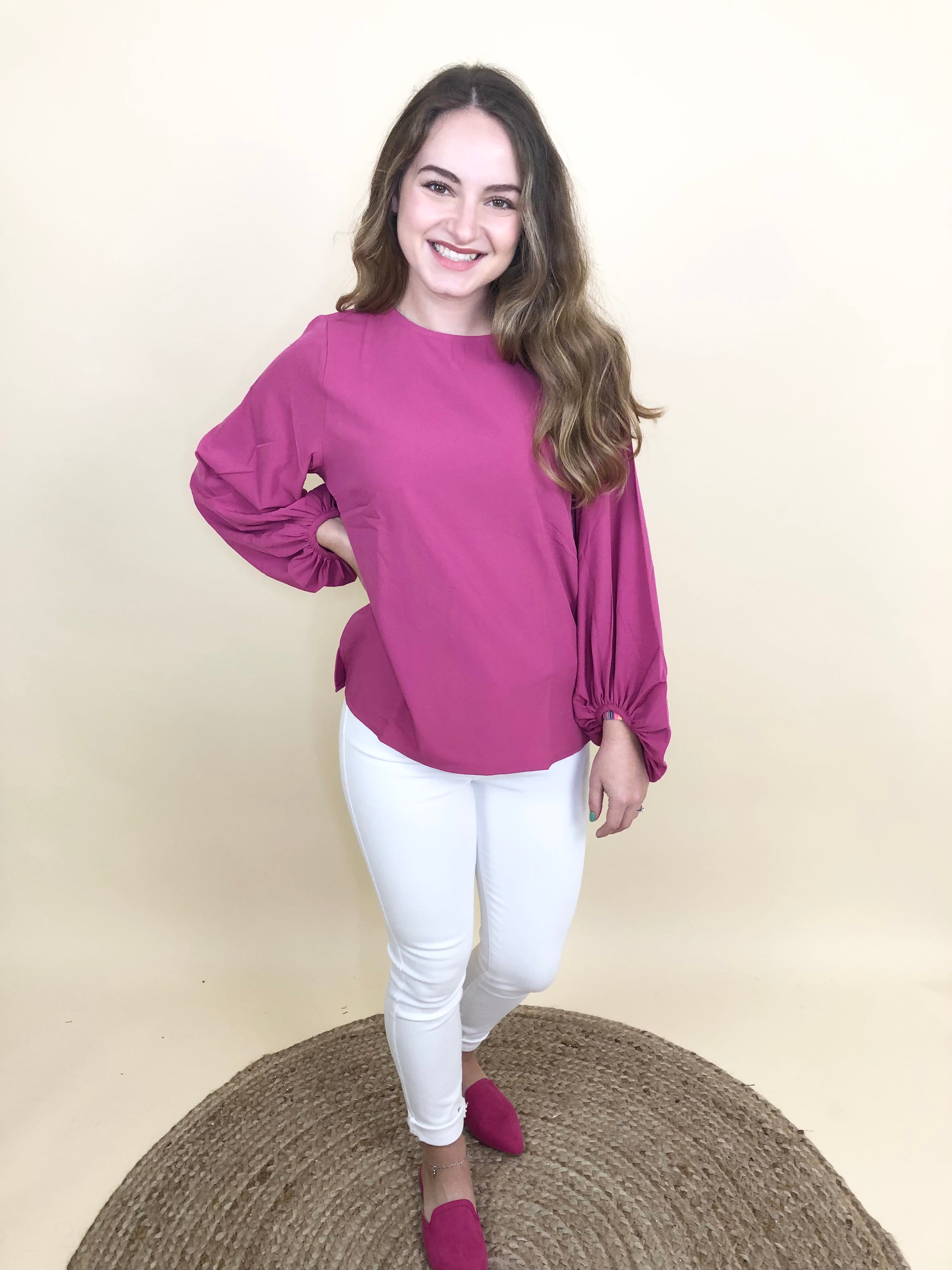 Paxton Pink Top