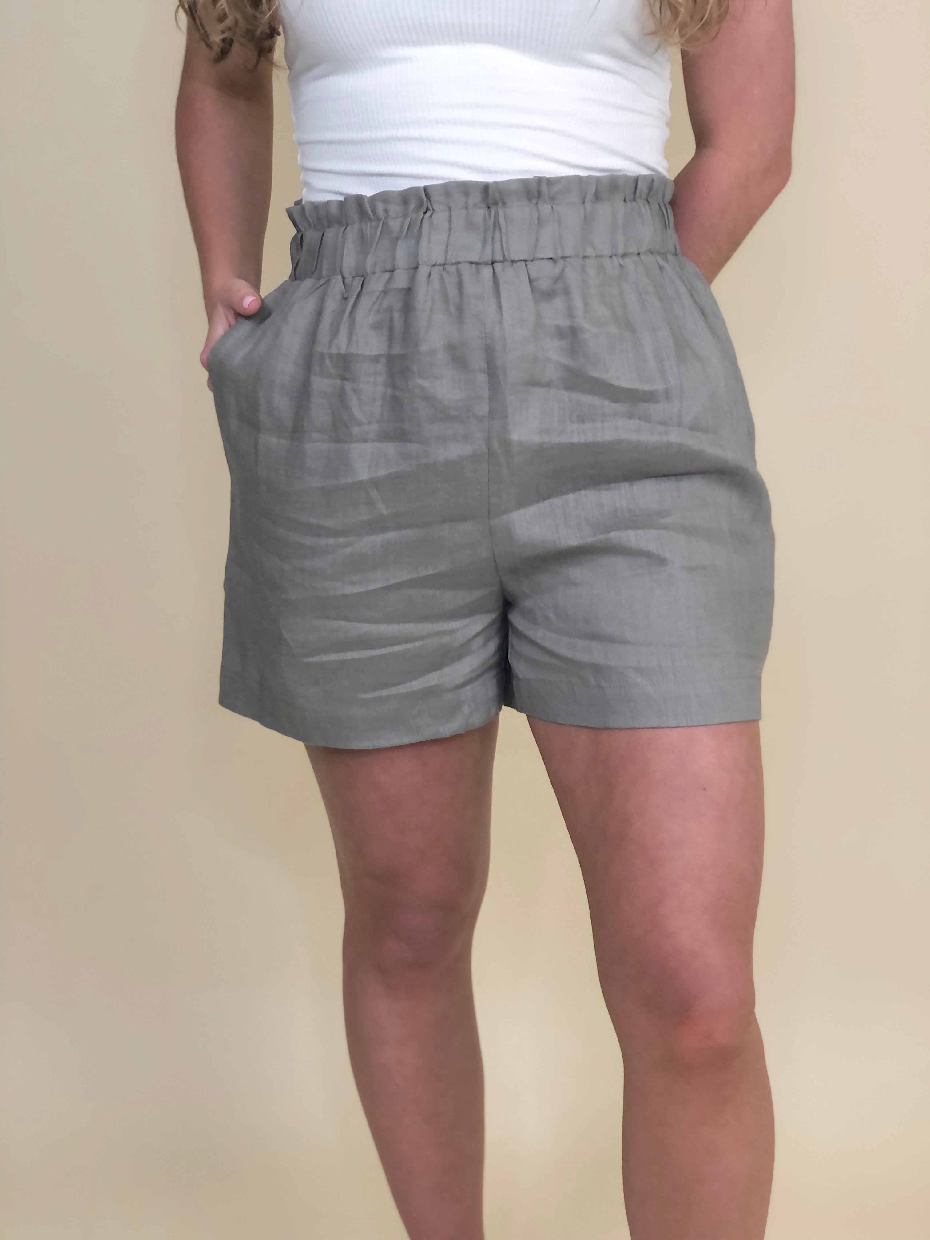 Just Lucky Linen Shorts