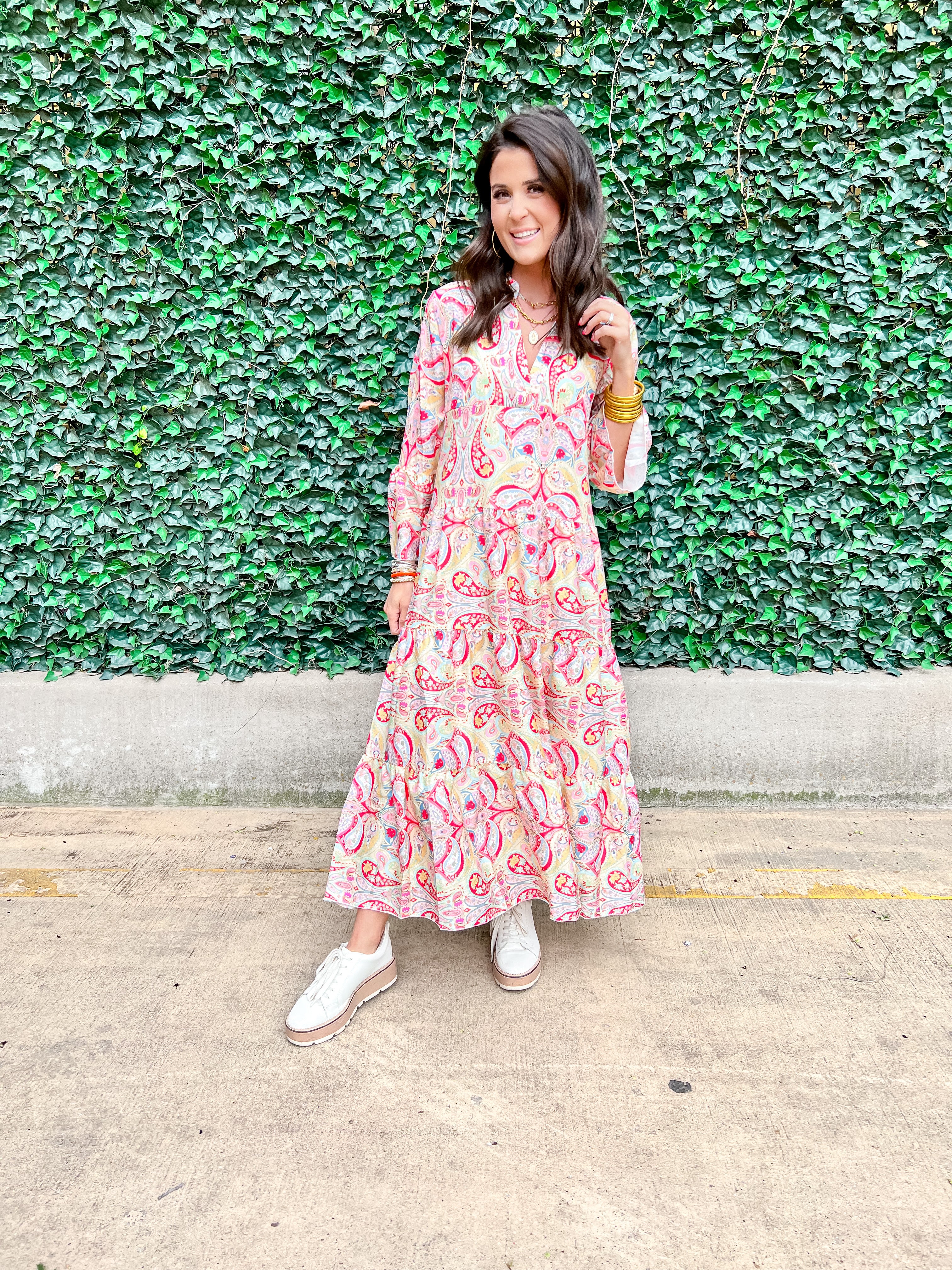 Color In Me Paisley Maxi Dress