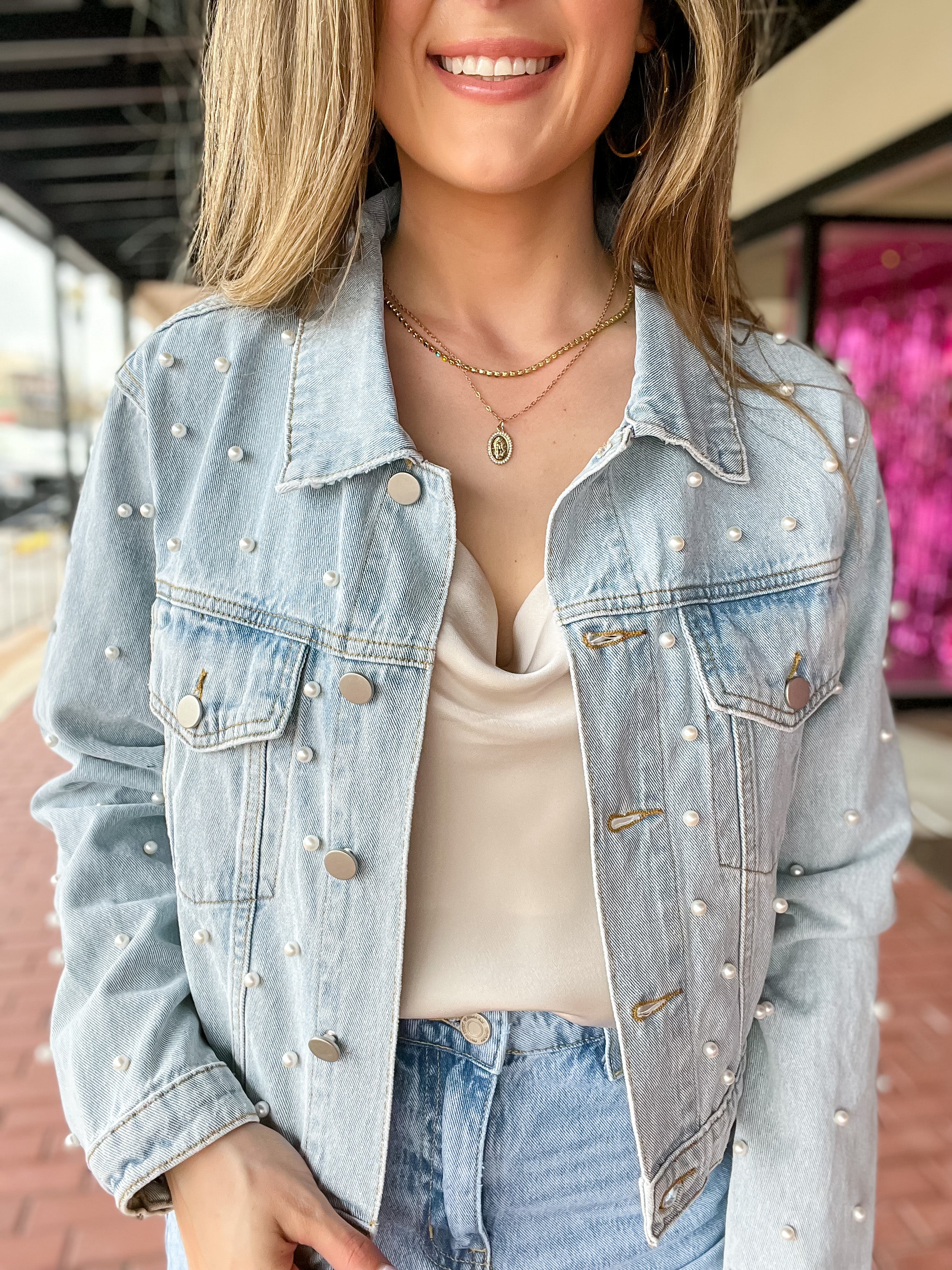 Pearl Cropped Jacket