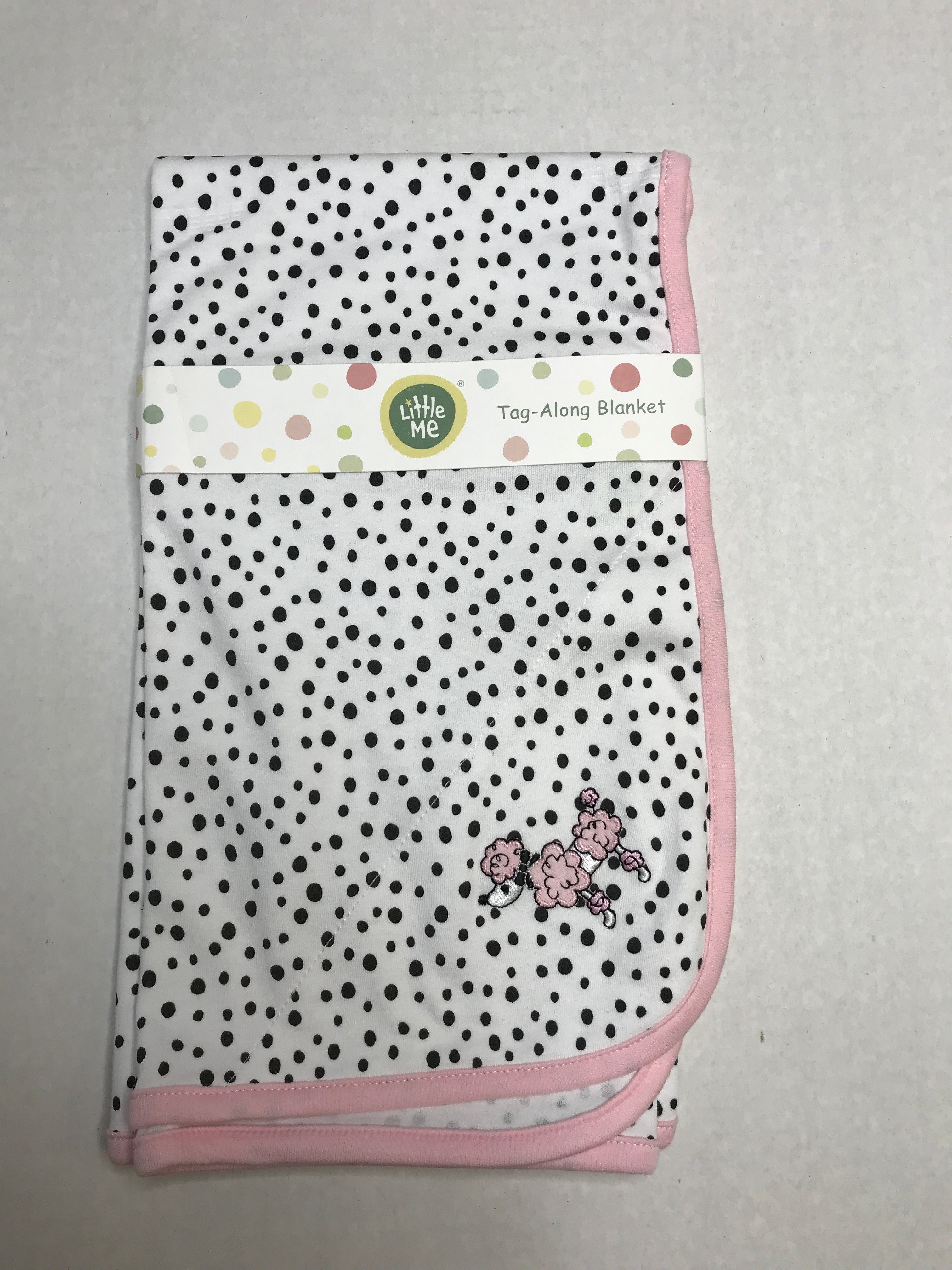 Little Me Baby Girl Tag-A-Long Blanket